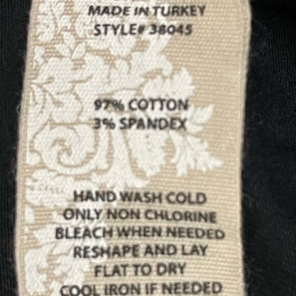 Soft Surroundings Black V-Neck GorpCore Athletic Dress NWOT Size SP - Picture 8 of 10